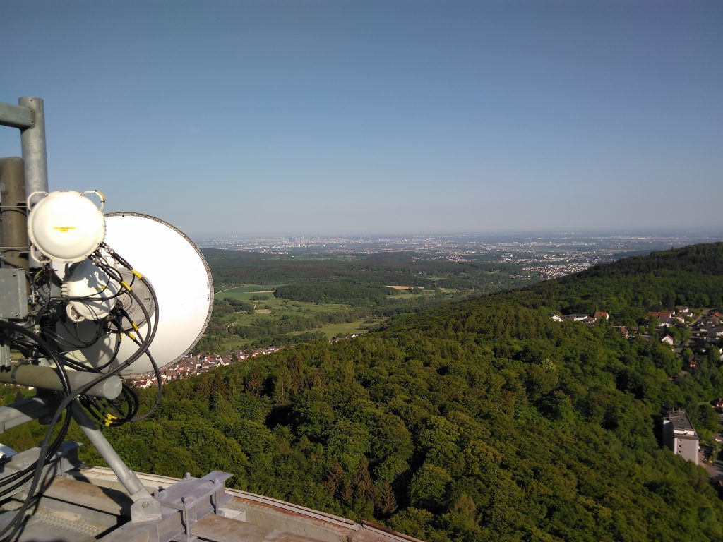 altijd in verbinding mobiele masten qam